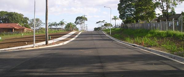Banksia Grove land release project Banksia Grove land release project showing new road