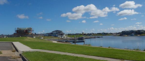 Harbour of Settlement Shores new housing estate Harbour of Settlement Shores new housing estate