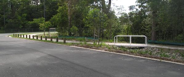 Timbertown Estate road and pathway Timbertown Estate road and pathway with pleasant green of flora surrounds